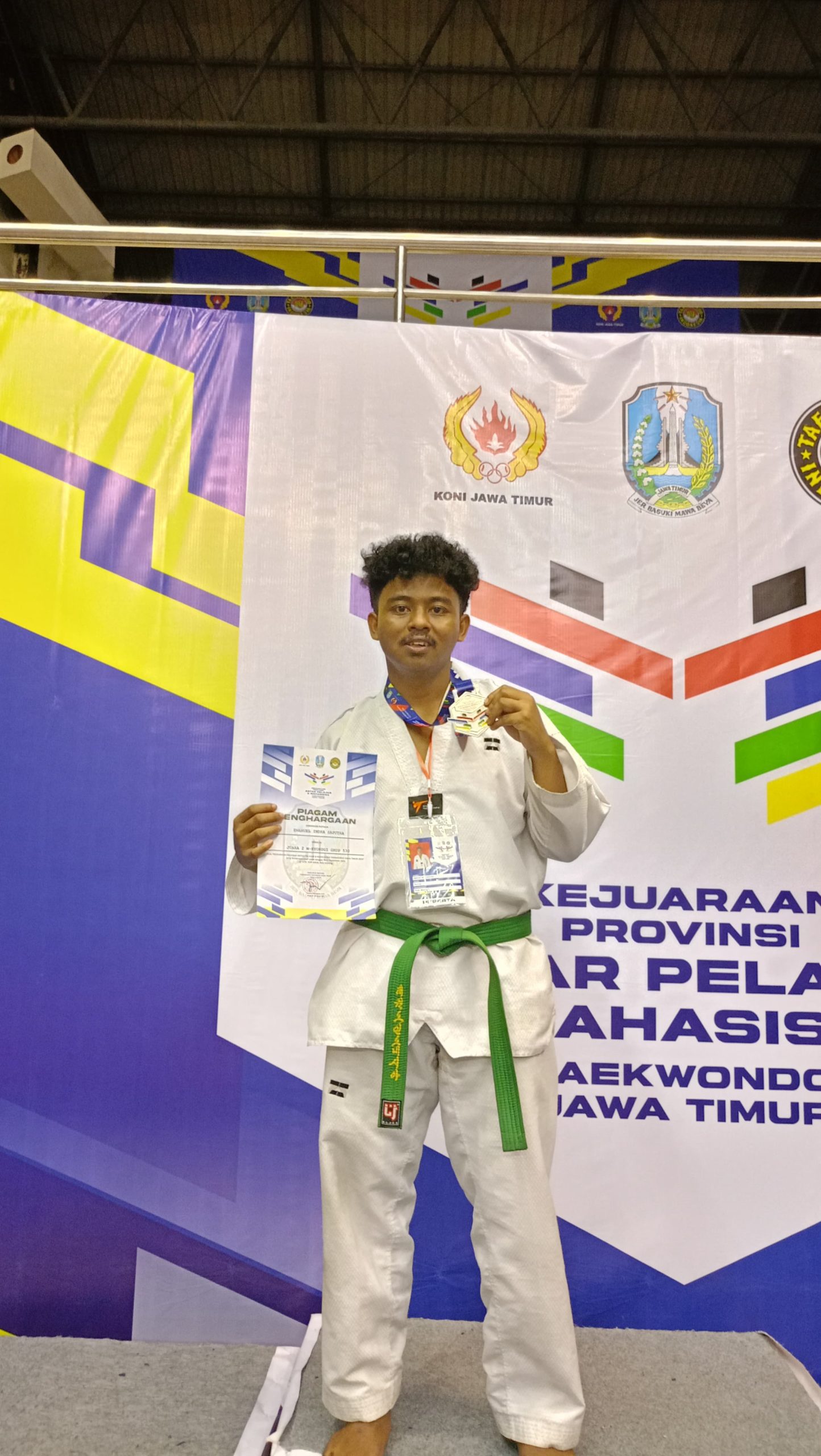 Atlet UKM Taekwondo Unikama