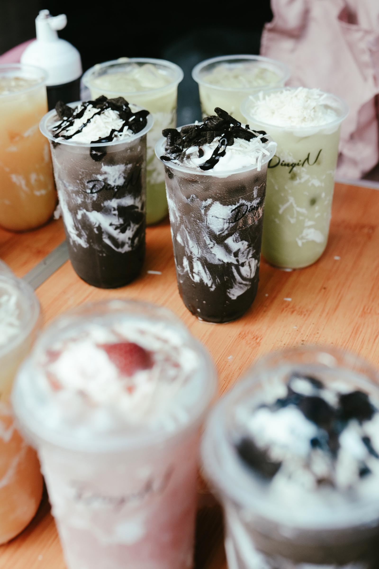 Minuman untuk buka puasa di Pasar Takjil di Kota Malang