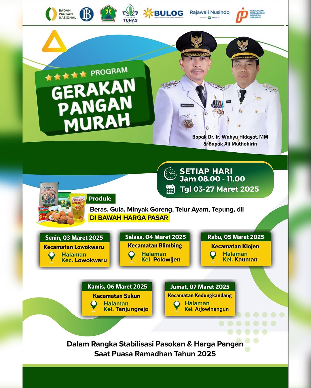 Gerakan Pangan Murah Pemkot Malang