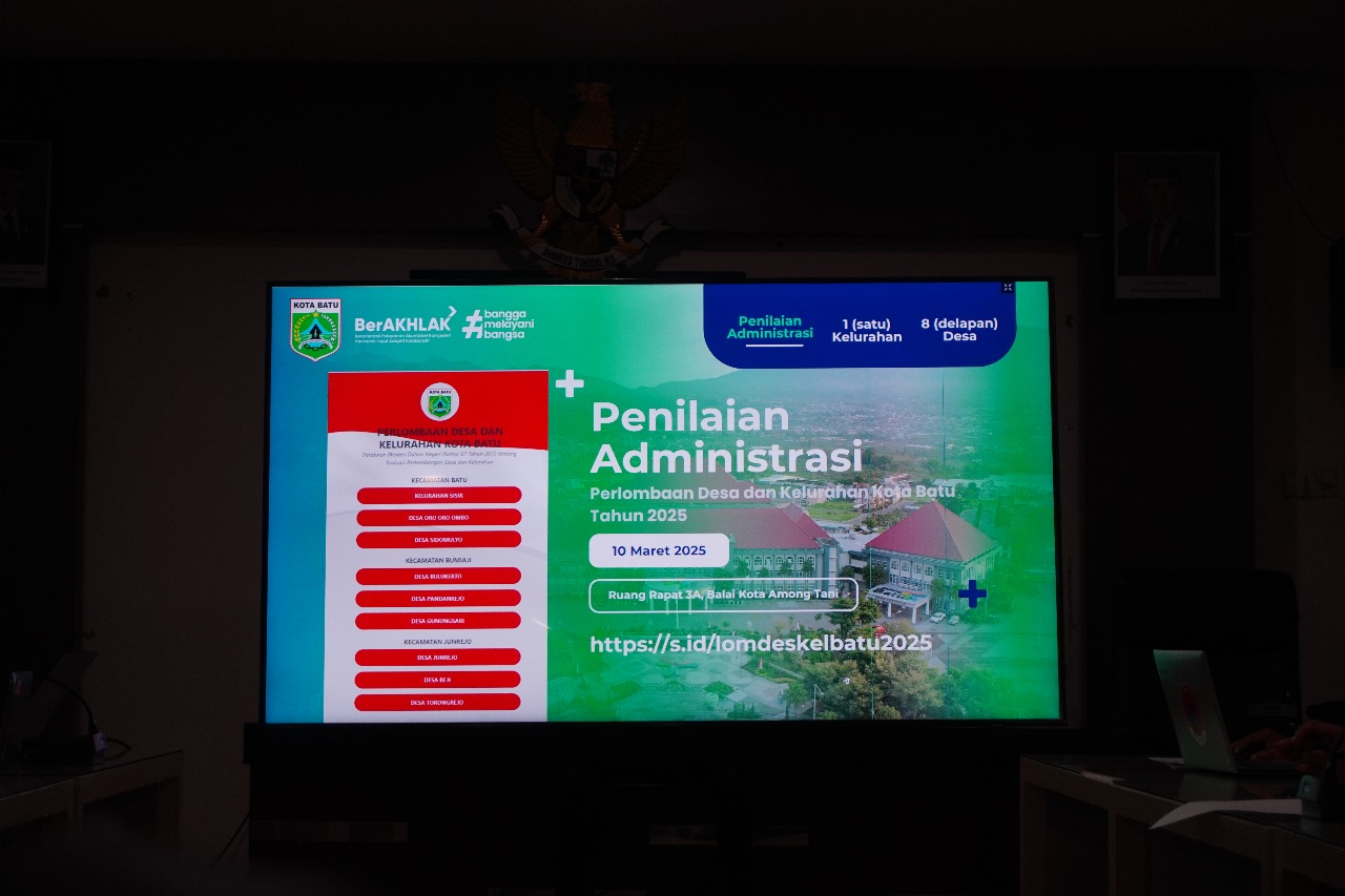 Lomba Desa dan Kelurahan Terbaik se-Kota Batu 2025