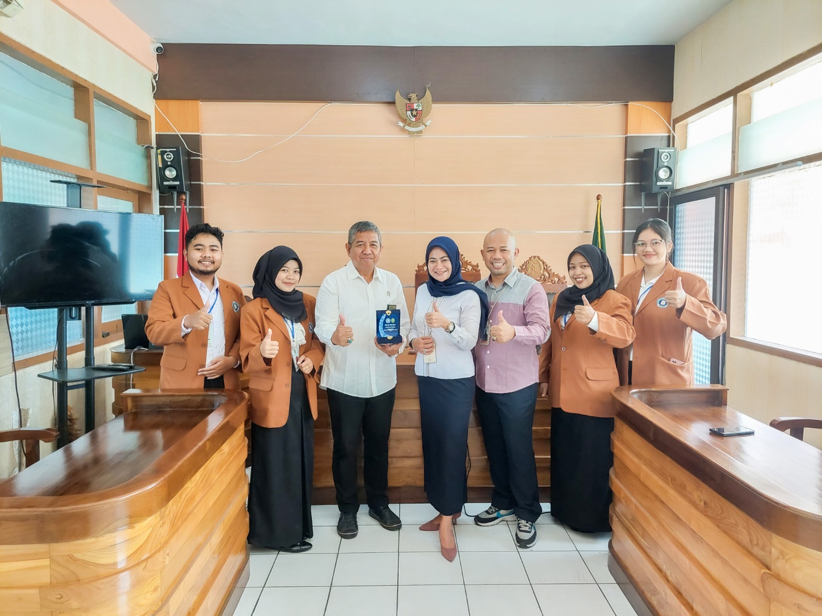 mahasiswa Fakultas Hukum Unikama Magang di Pengadilan Negeri Malang