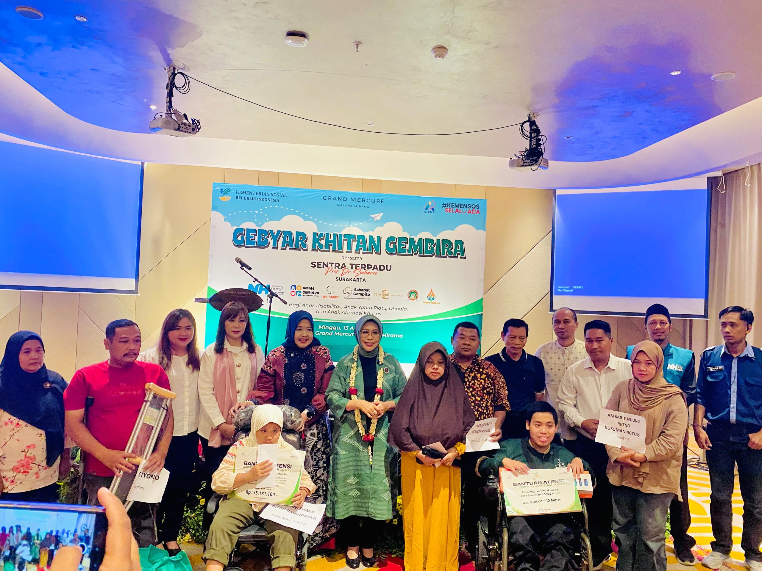Khitan Gembira untuk disabilitas dan yatim piatu
