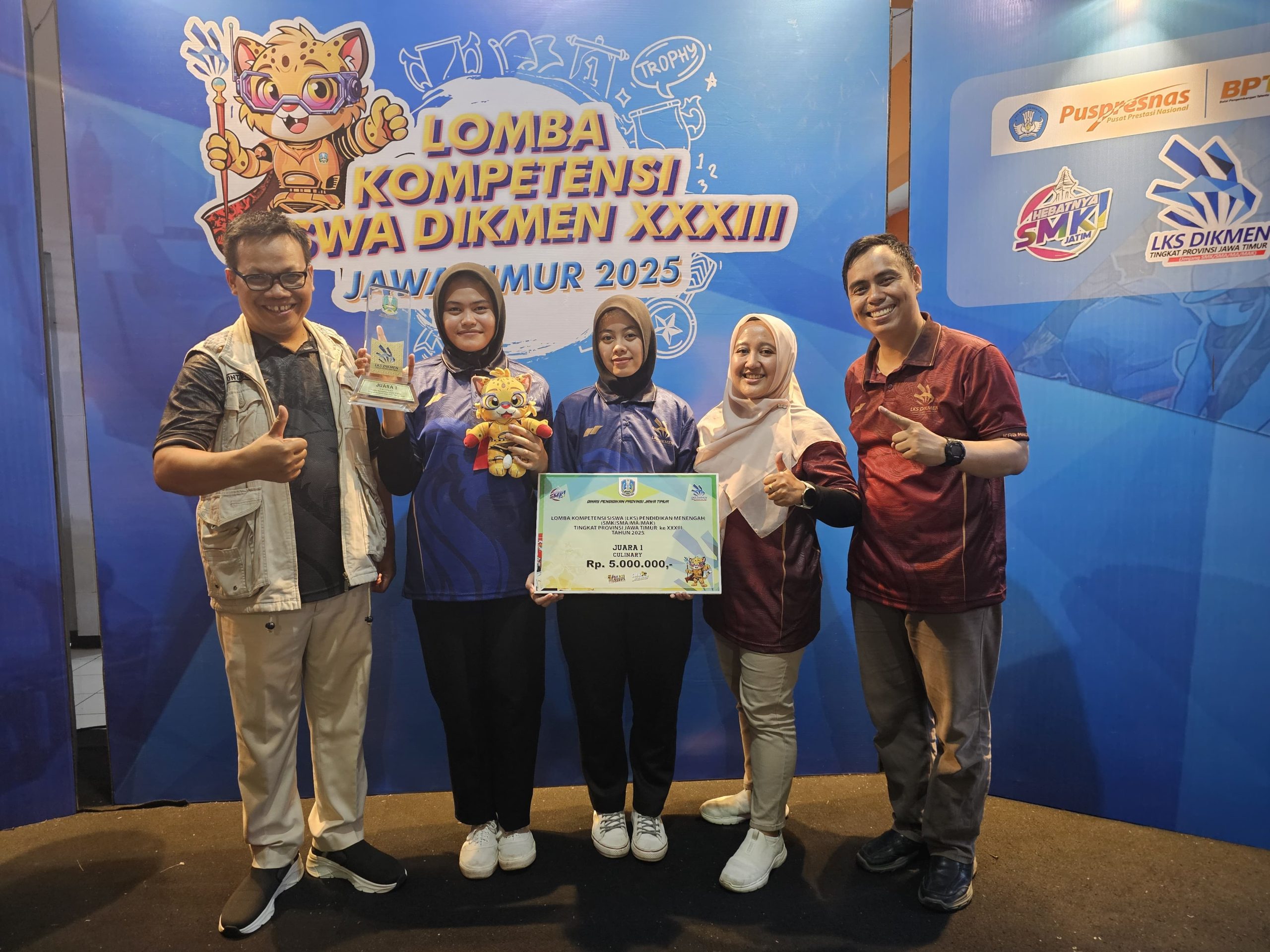 Siswa SMKN 1 Turen Torehkan Juara 1 dan 3 di LKS Tingkat Jawa Timur