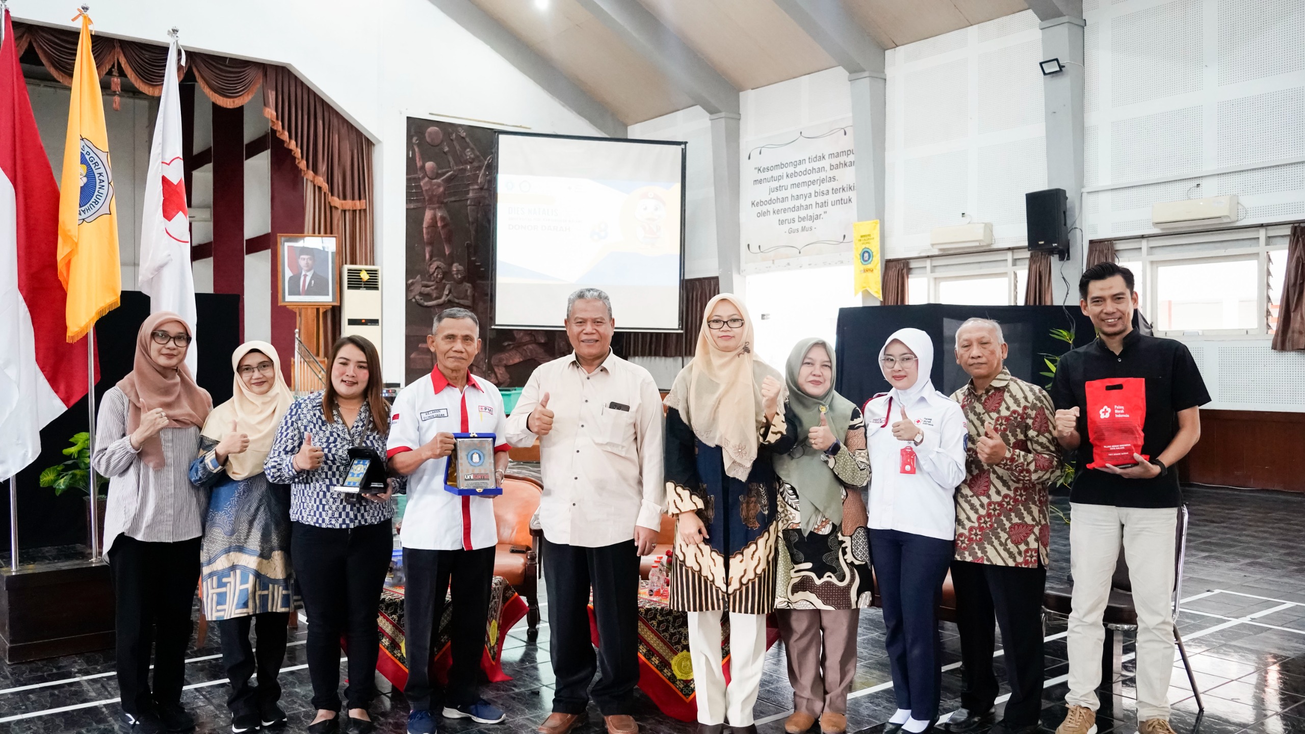 Unikama Sumbang 1000 Kantong Darah