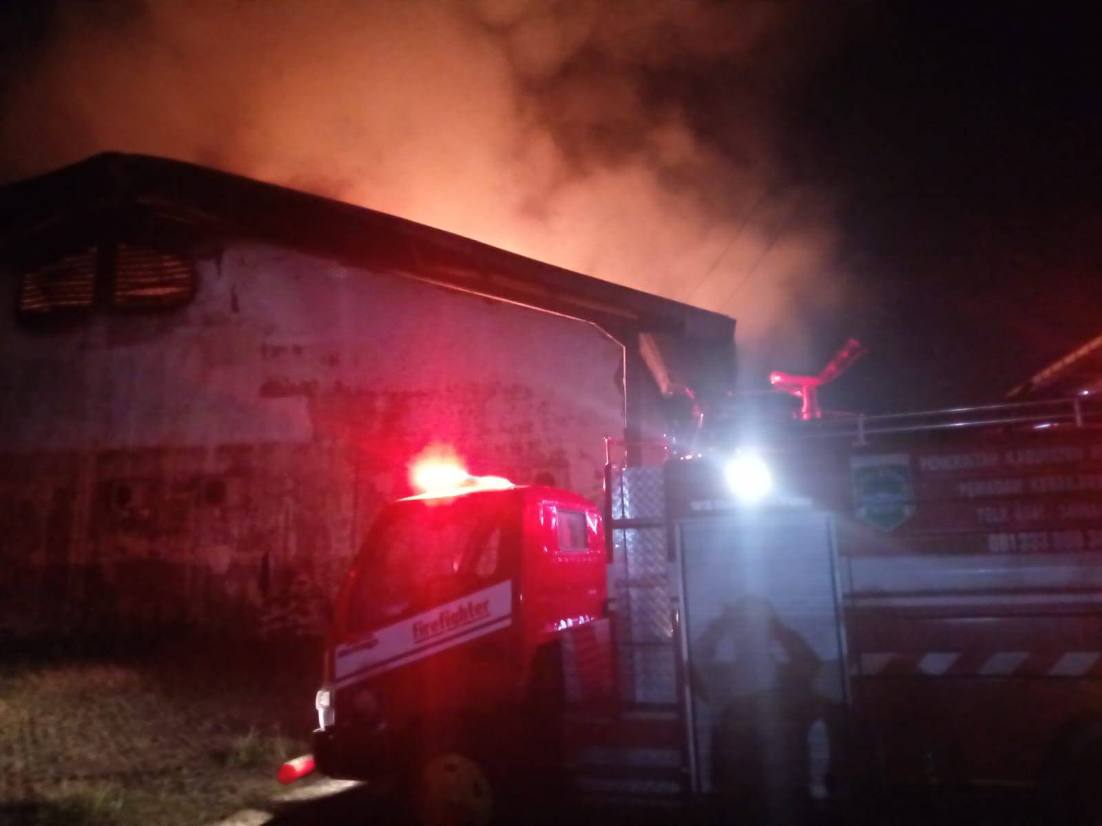 Kebakaran di Pakisaji Malang